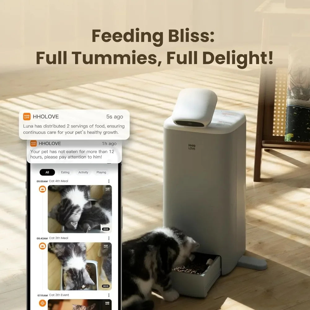 Automatic Cat Feeder with Camera 360°