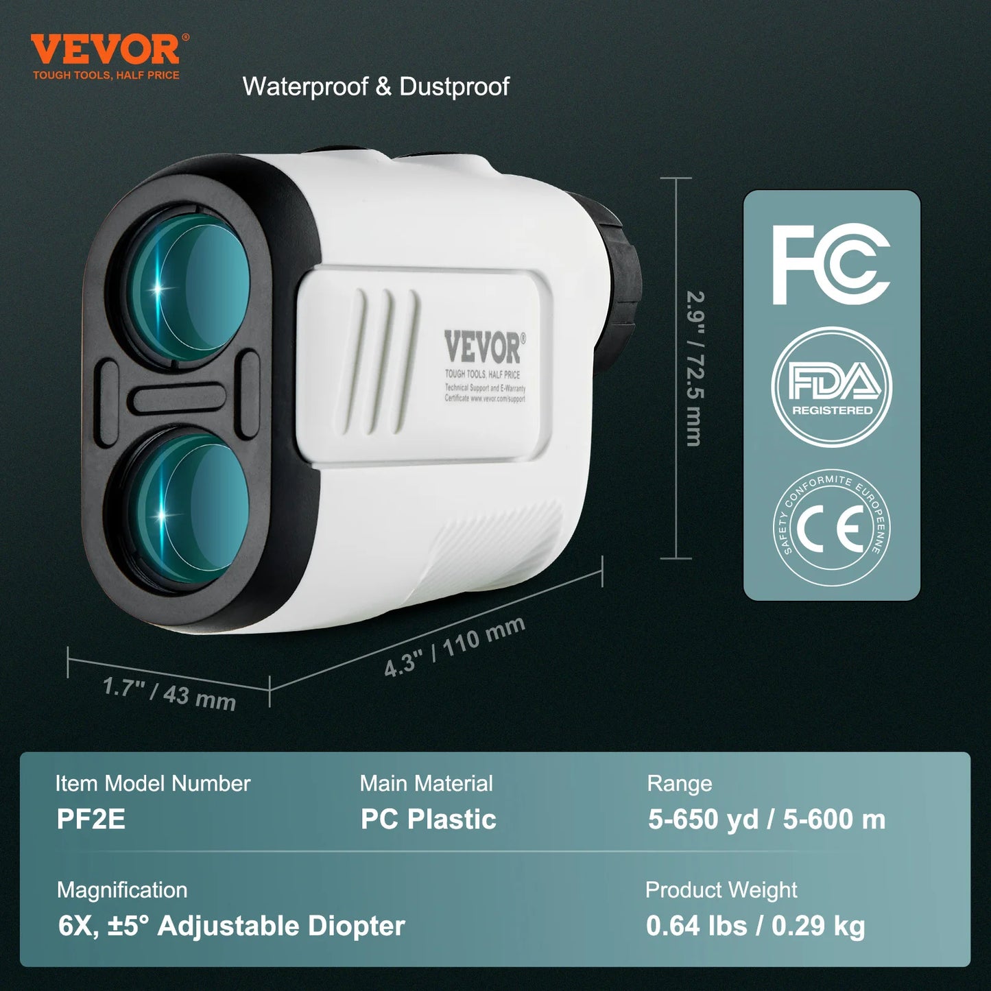 650 Yards Golf Rangefinder