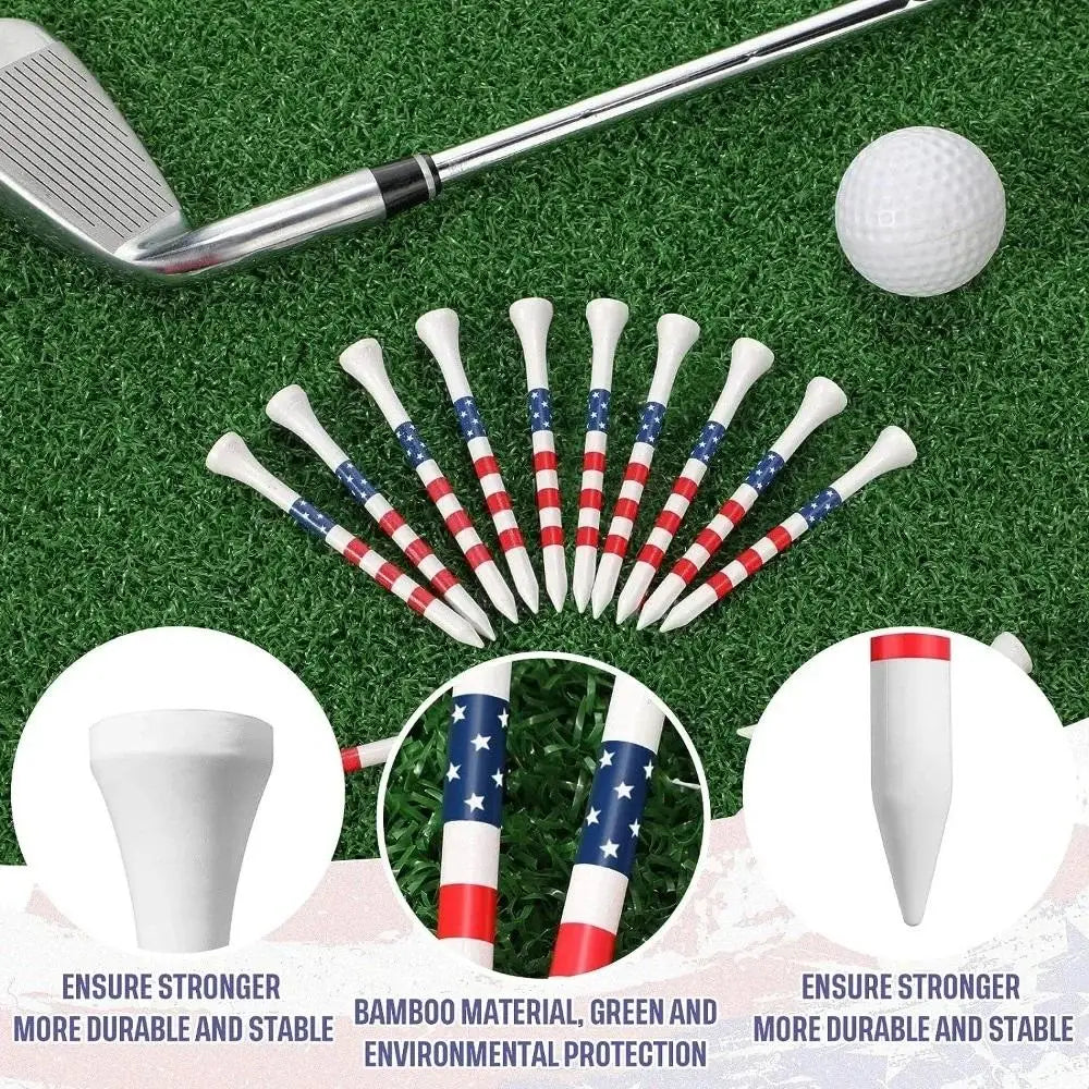 50pcs Bamboo Golf Tees