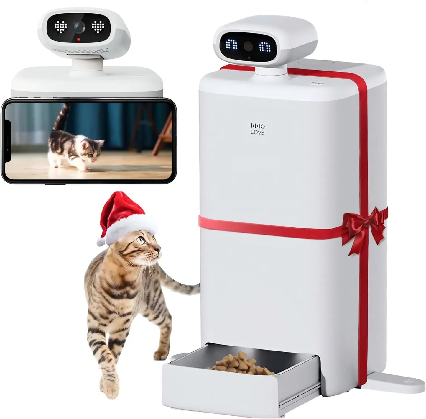 Automatic Cat Feeder with Camera 360°