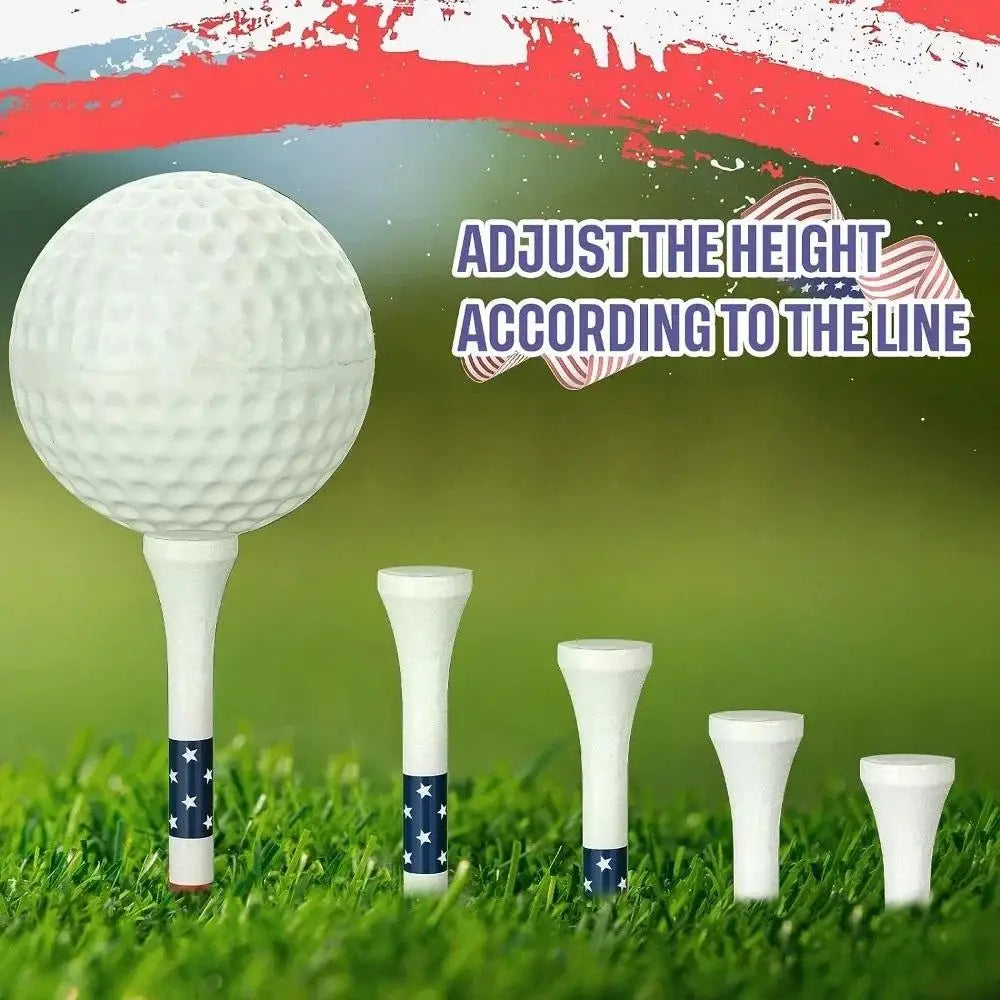 50pcs Bamboo Golf Tees