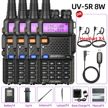 8W Walkie Talkie /  Ham Radio Dual Band