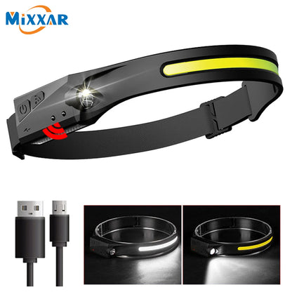 LED Induction Riding Headlamp