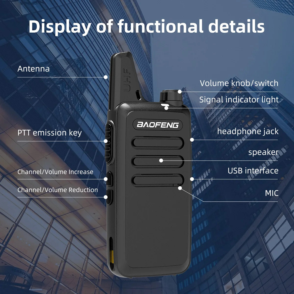 T20 Long Range Walkie Talkie