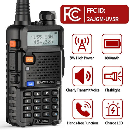 8W Walkie Talkie /  Ham Radio Dual Band