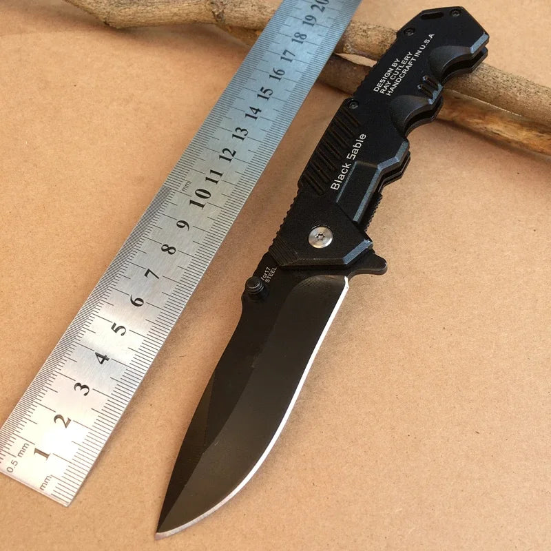 Black Folding  Pocket Knives