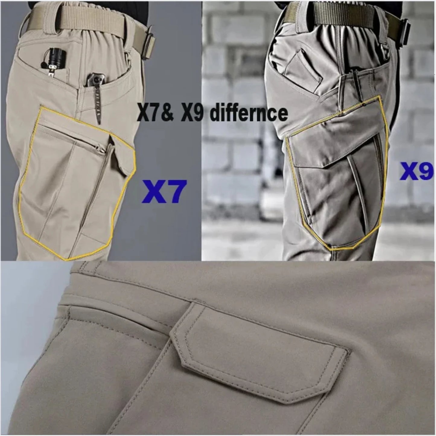 Men's Elastic Camping Trousers