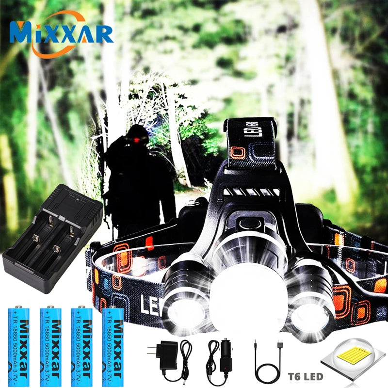 LED Headlight Flashlight