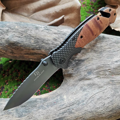 Multi-Purpose Fruit Knife with Wood Handle