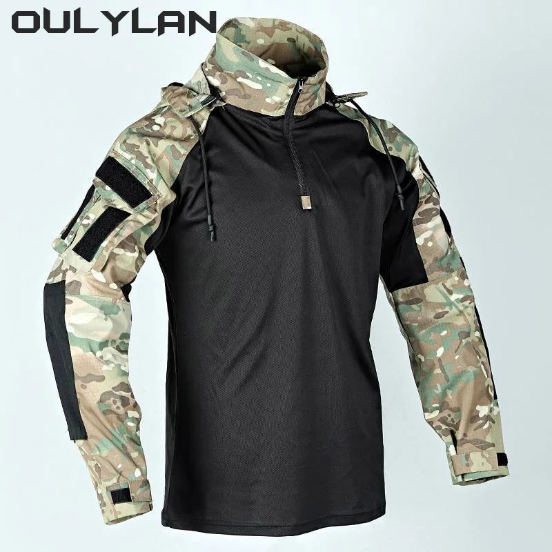 Multicolor Military Combat T-Shirt