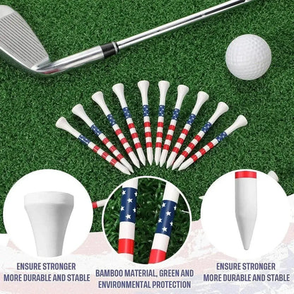 50pcs Bamboo Golf Tees