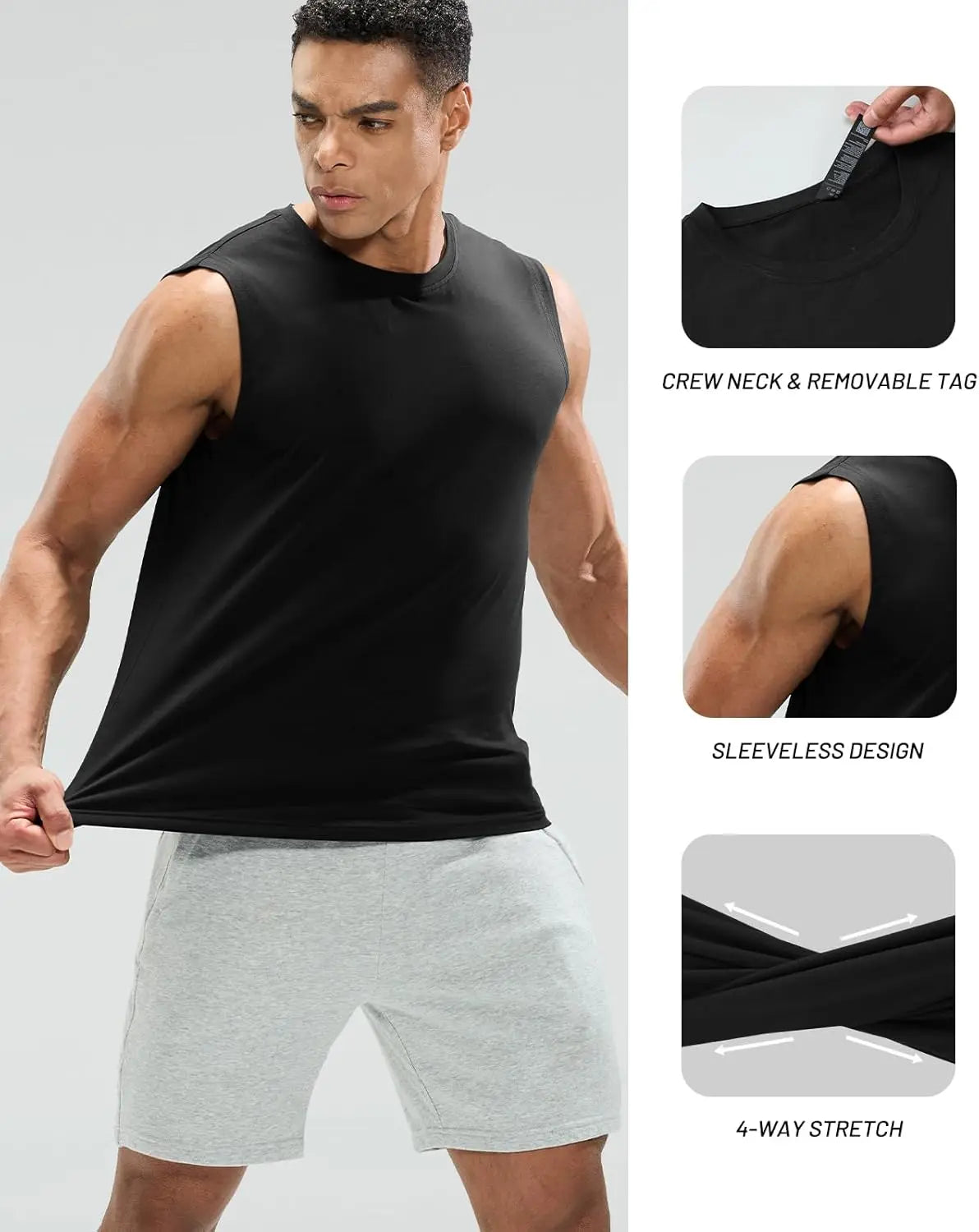 Men's Sleeveless Tank Tops