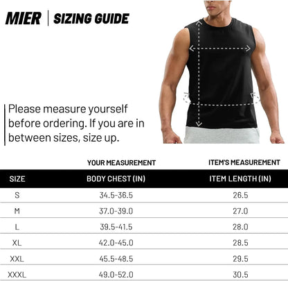 Men's Sleeveless Tank Tops