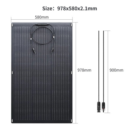 100W Monocrystalline Solar panel